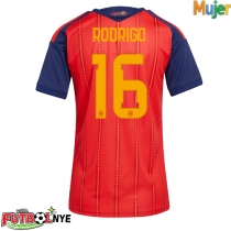 Camiseta España Rodri Hernandez #16 Primera Equipación para mujer Mundial 2026 manga corta